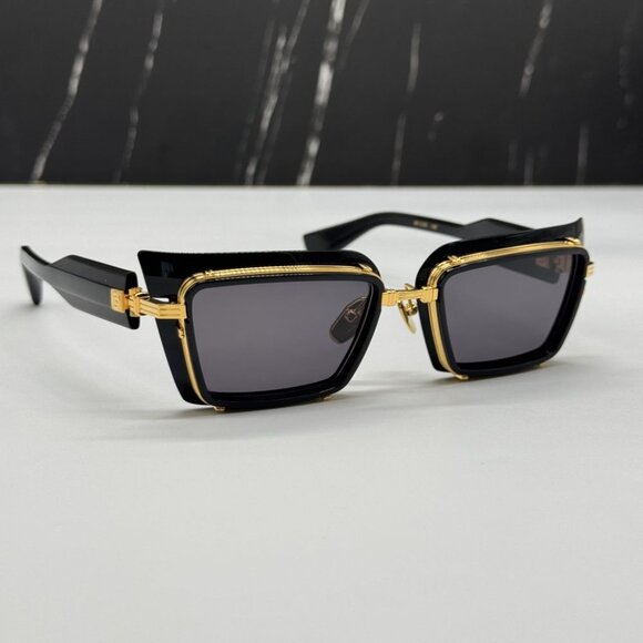 NEW BALMAIN ADMIRABLE UNISEX SUNGLASSES BALMAIN  BPS-130A BLACK - Picture 5 of 14